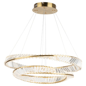 Artcraft - AC6723BB - LED Chandelier - Stella - Brushed Brass