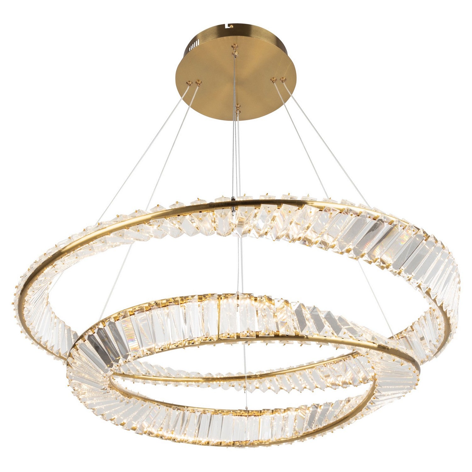 Artcraft - AC6723BB - LED Chandelier - Stella - Brushed Brass