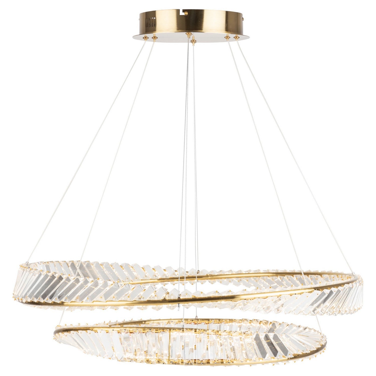 Artcraft - AC6723BB - LED Chandelier - Stella - Brushed Brass