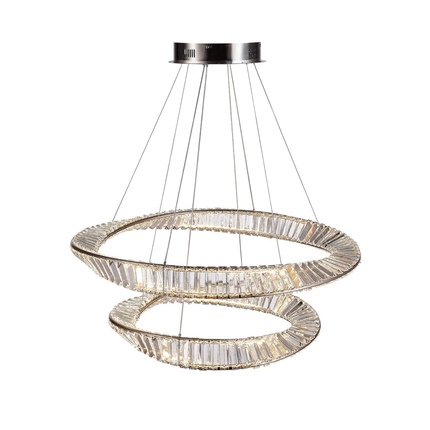 Artcraft - AC6723SN - LED Chandelier - Stella - Satin Nickel