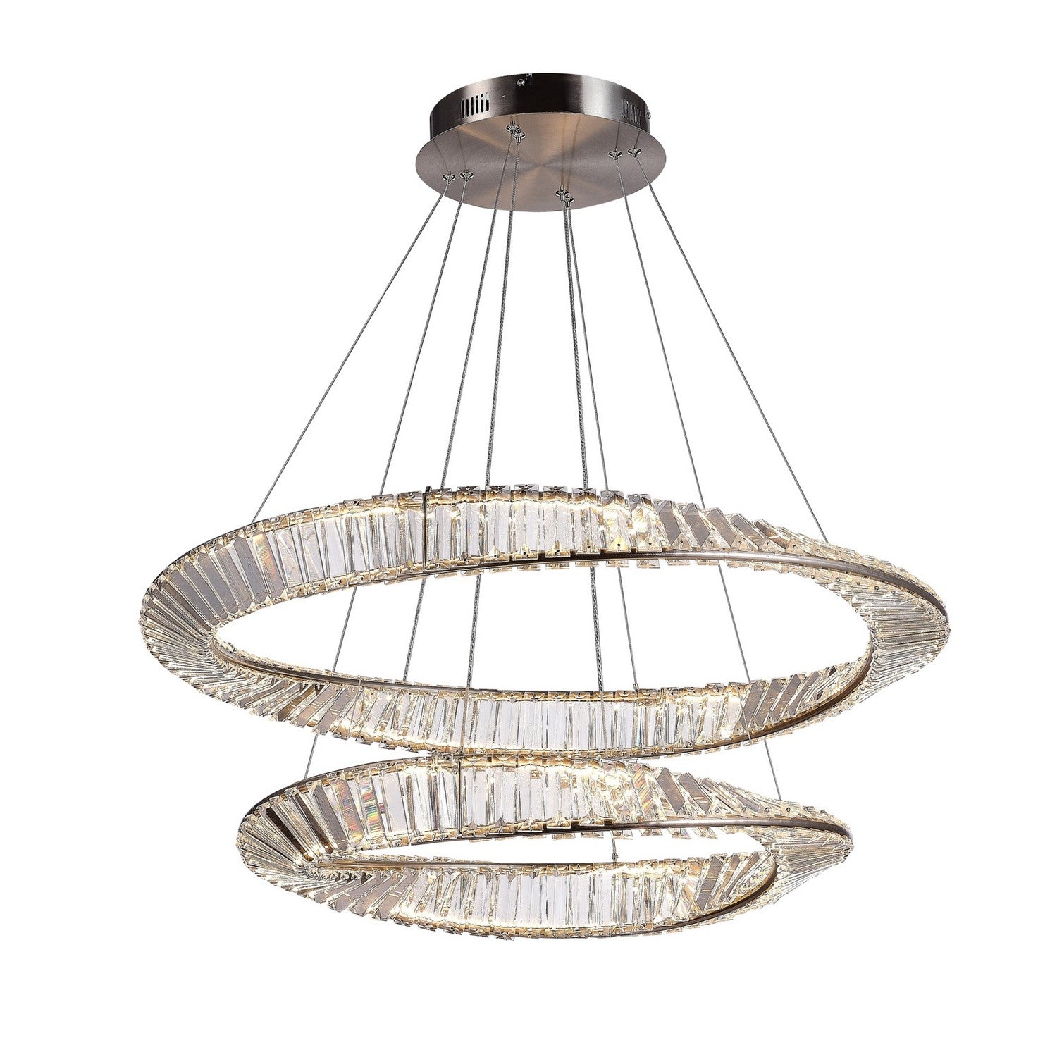 Artcraft - AC6723SN - LED Chandelier - Stella - Satin Nickel