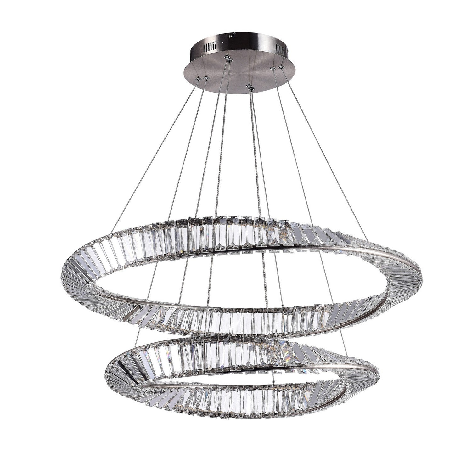 Artcraft - AC6723SN - LED Chandelier - Stella - Satin Nickel