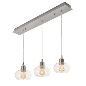 AFX Lighting - LNYP07MBSNLNR3 - Three Light Pendant - Laney - Satin Nickel