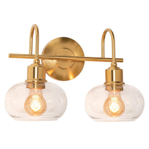 AFX Lighting - LNYV1510MBVG - Two Light Vanity - Laney - Vintage Gold