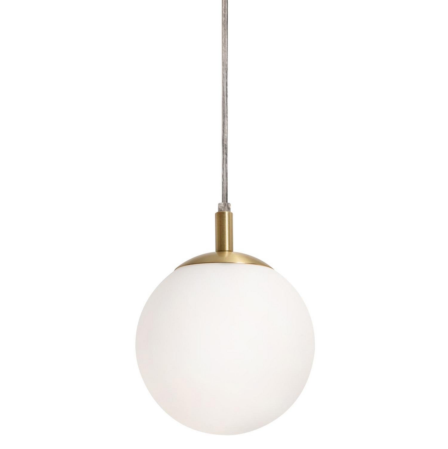 AFX Lighting - LRTP07MBSB - One Light Pendant - Loretto - Satin Brass