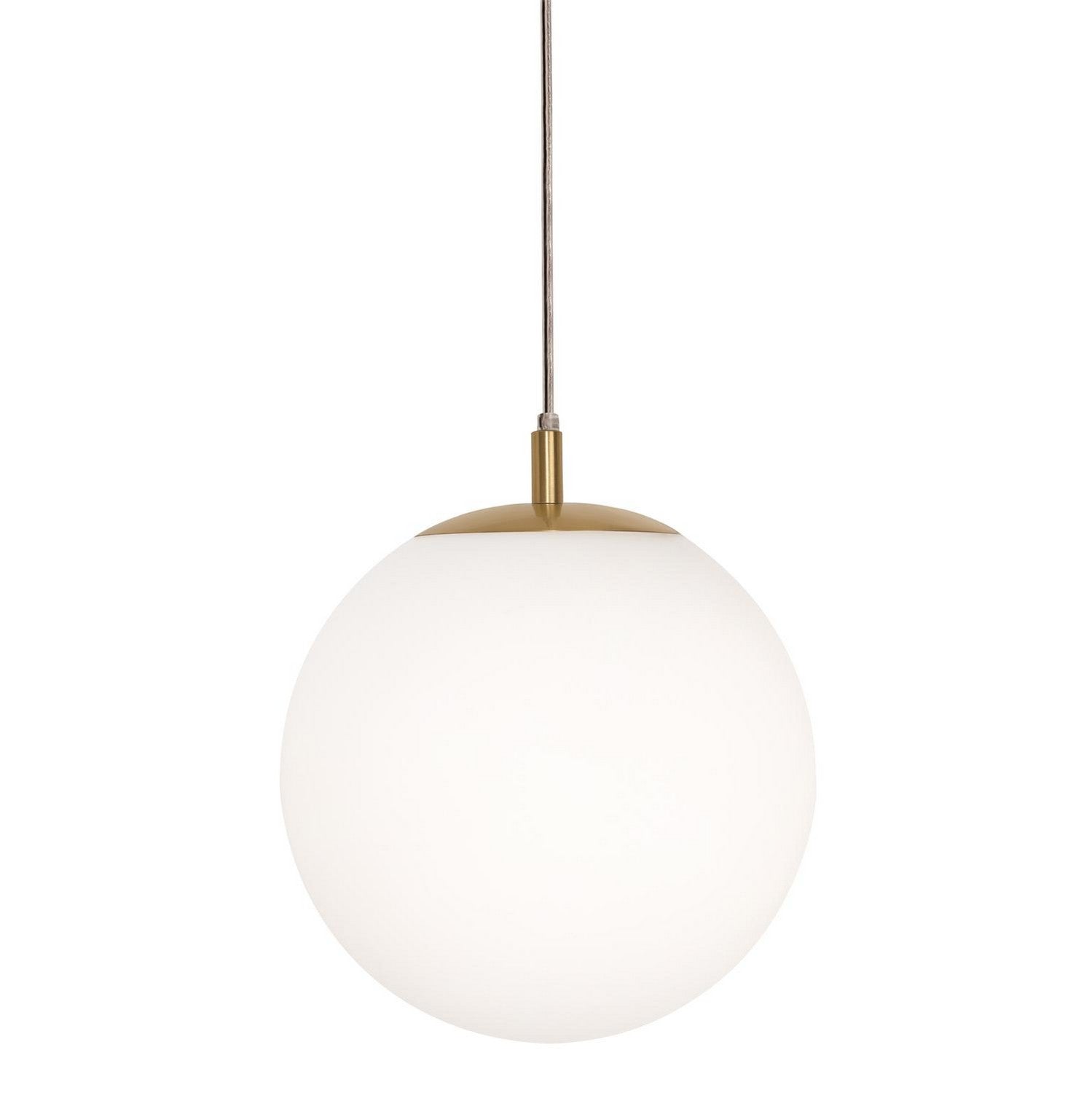 AFX Lighting - LRTP11MBSB - One Light Pendant - Loretto - Satin Brass