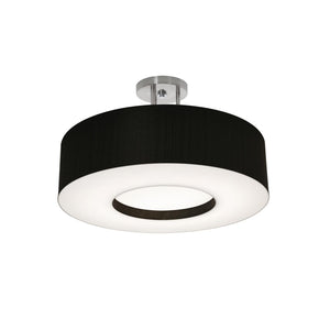 AFX Lighting - MCF1932MB-BKSF - Two Light Semi-Flush Mount - Montclair - Satin Nickel