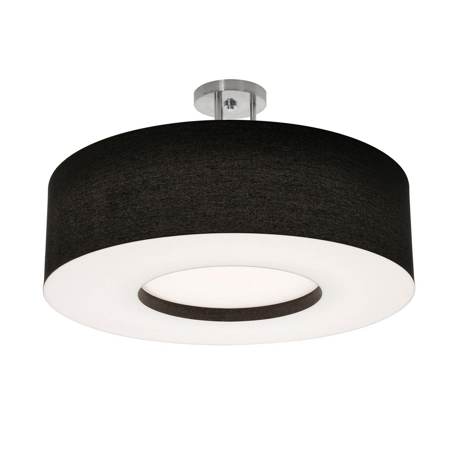 AFX Lighting - MCF2432MB-BKSF - Three Light Semi-Flush Mount - Montclair - Satin Nickel