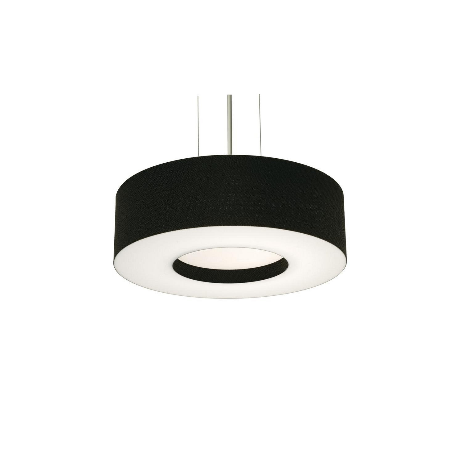 AFX Lighting - MCP1524MBSN-BK - Three Light Pendant - Montclair - Satin Nickel