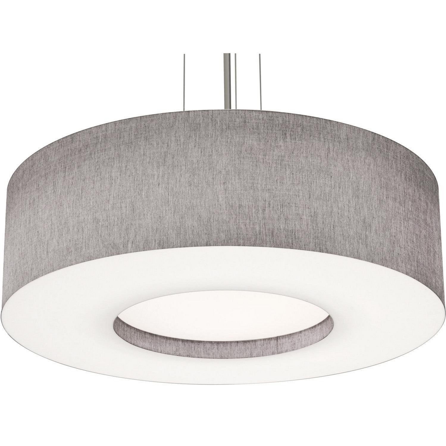 AFX Lighting - MCP3044MBSN-GY - Four Light Pendant - Montclair - Satin Nickel