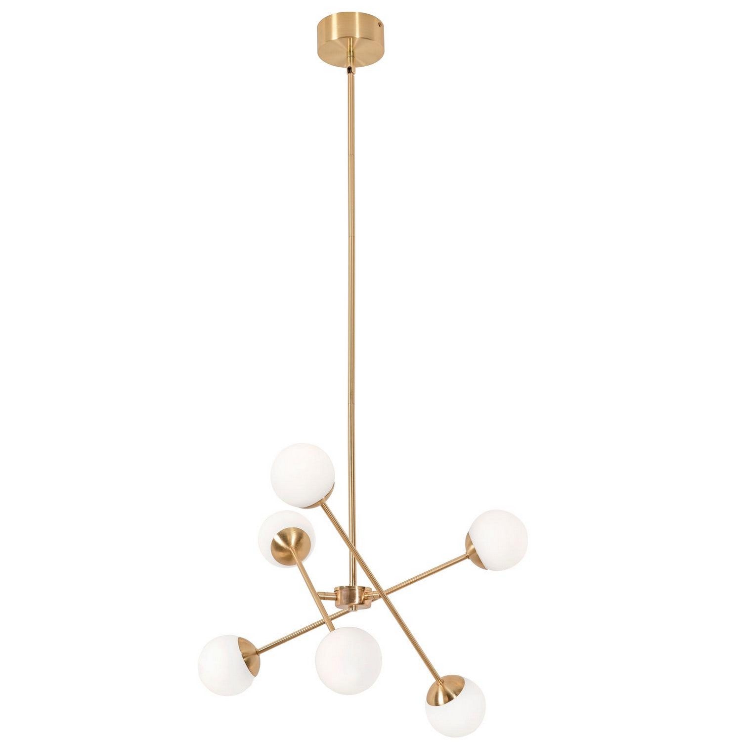 AFX Lighting - PRLP24L30D1SB - LED Pendant - Pearl - Satin Brass