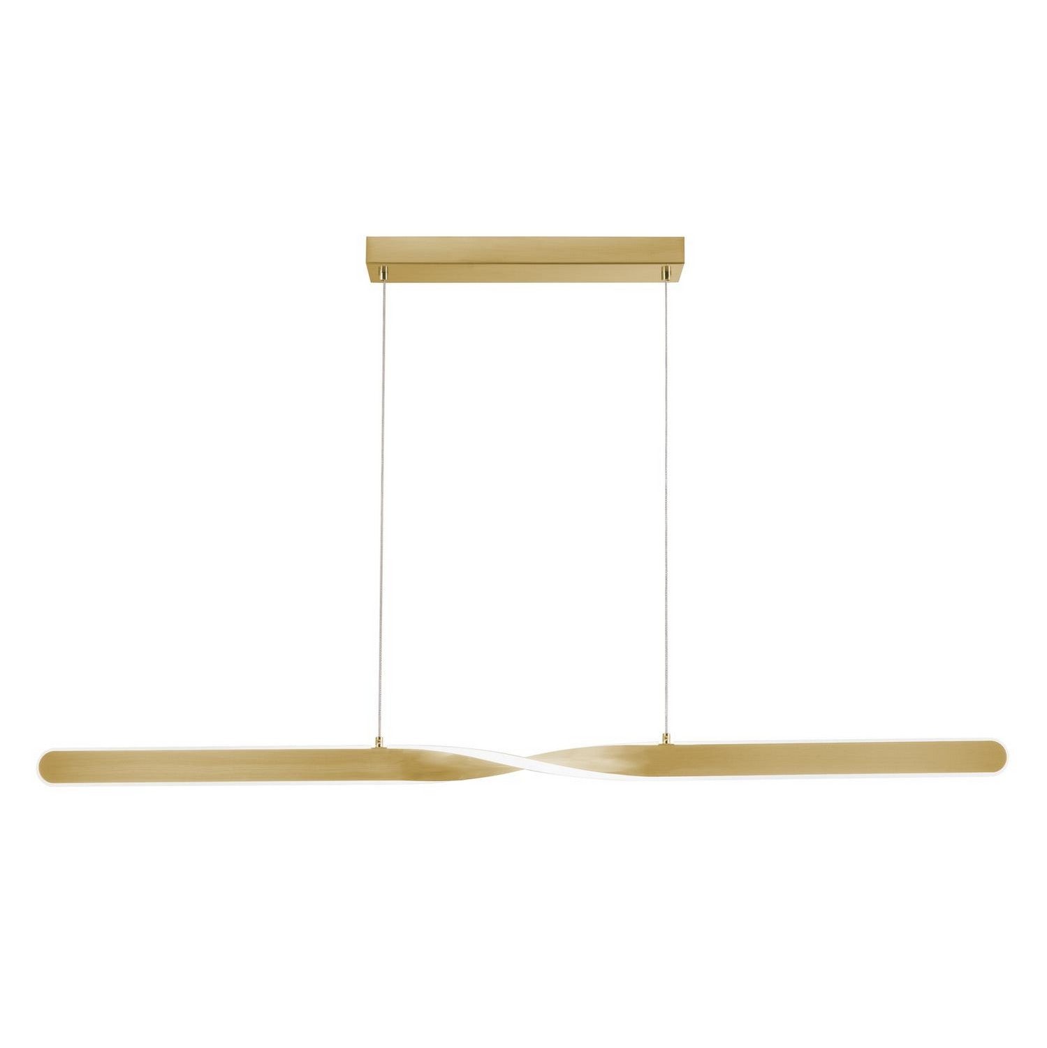 AFX Lighting - TWTP48L30D1SB - LED Pendant - Twist - Satin Brass