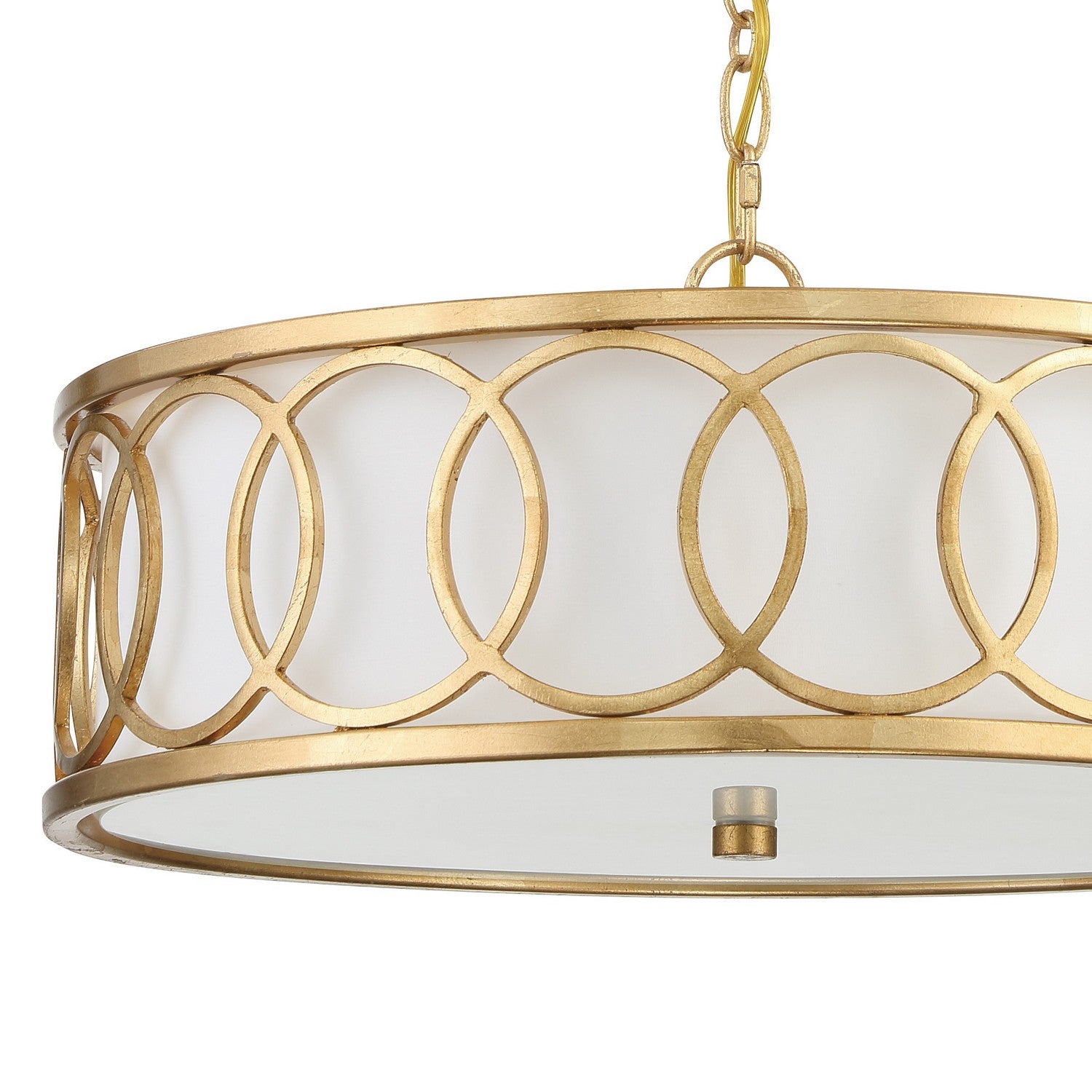 Crystorama - 287-GA - Six Light Chandelier - Graham - Antique Gold