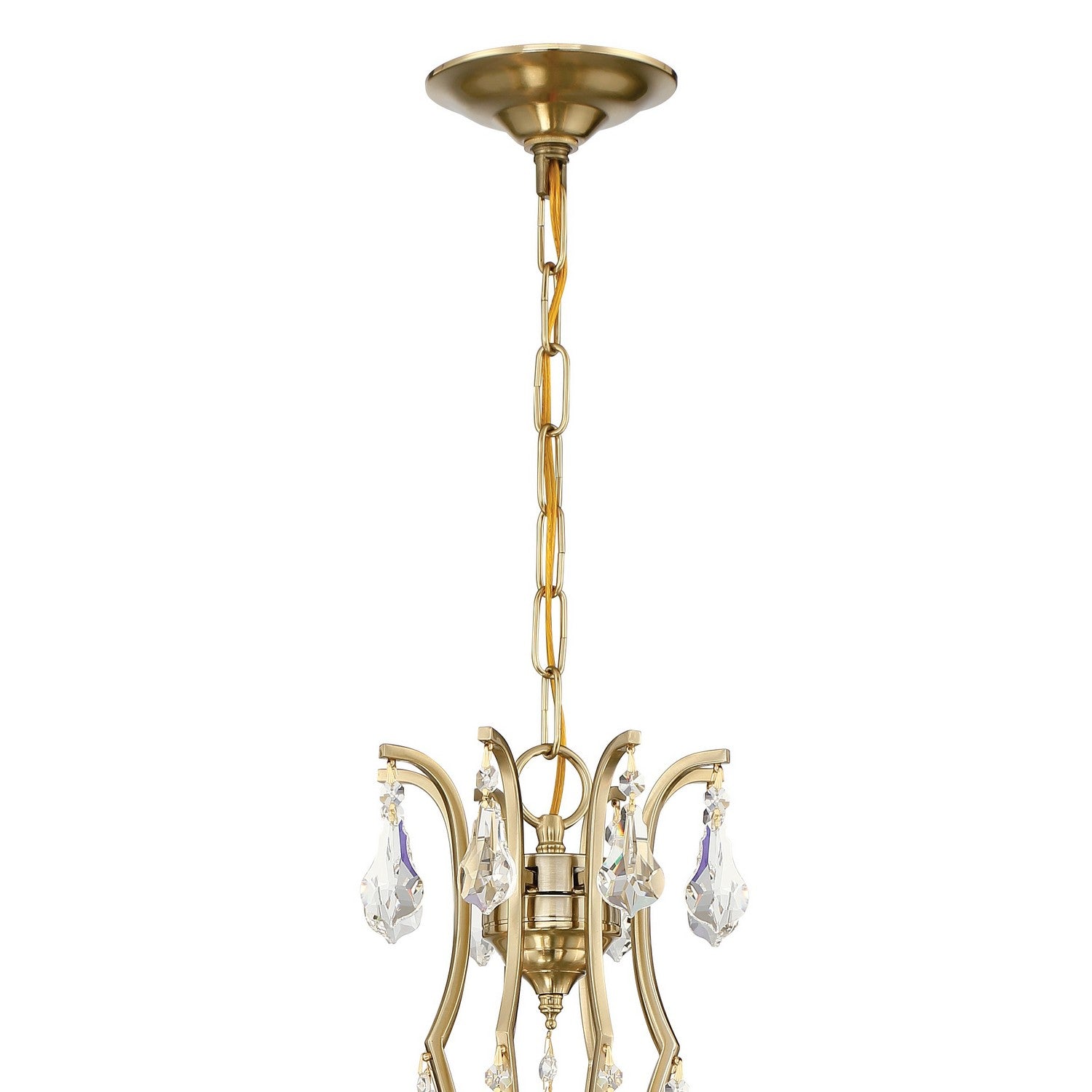 Crystorama - 5938-VG-CL-MWP - Eight Light Chandelier - Cedar - Vibrant Gold