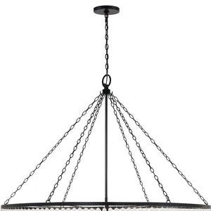 Crystorama - 618-MK - 24 Light Chandelier - Rylee - Matte Black