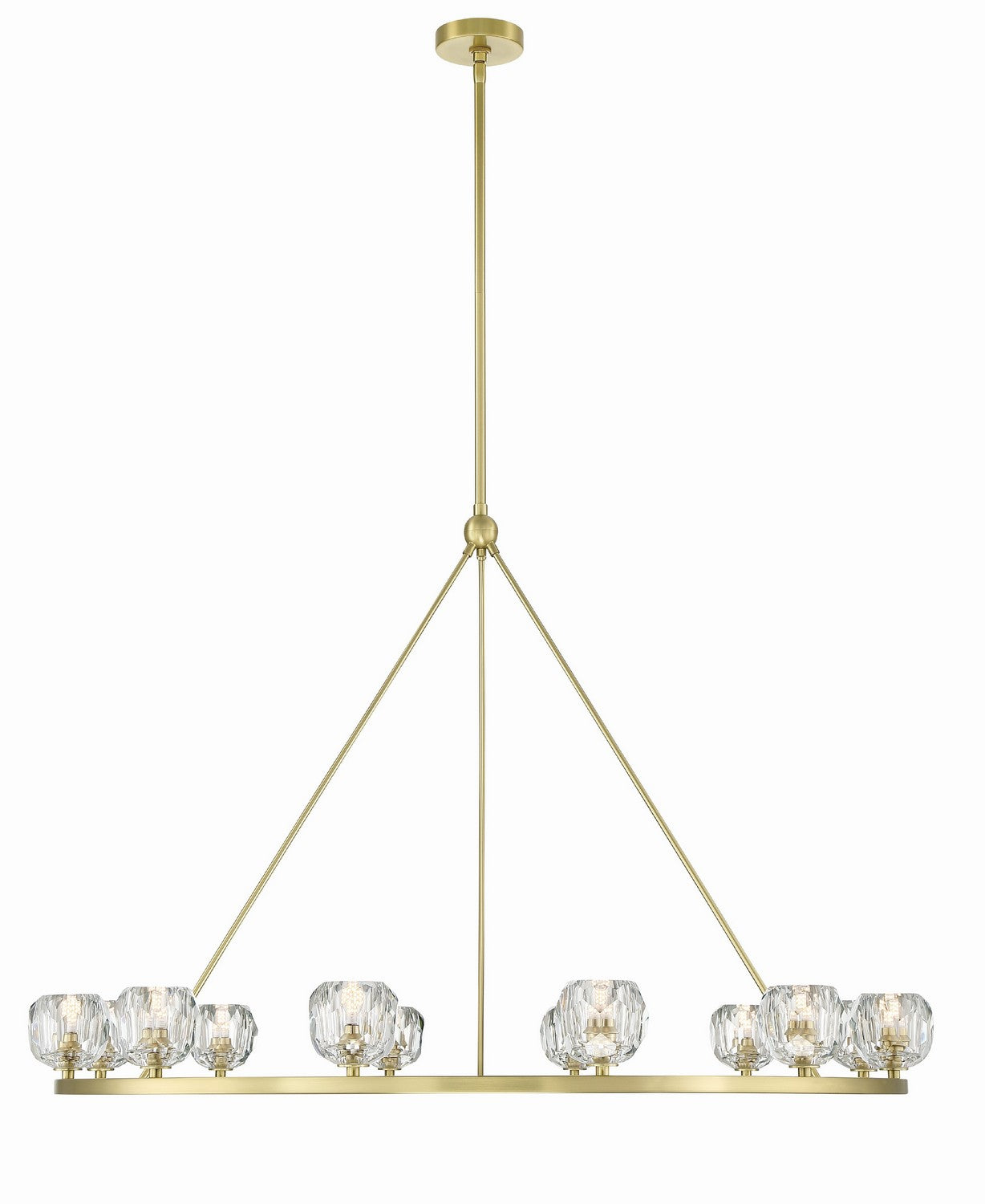 Crystorama - ARA-10266-SB - LED Chandelier - Aragon - Soft Brass