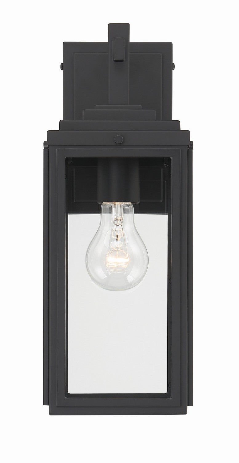 Crystorama - BYR-80101-MK - One Light Outdoor Wall Sconce - Byron - Matte Black