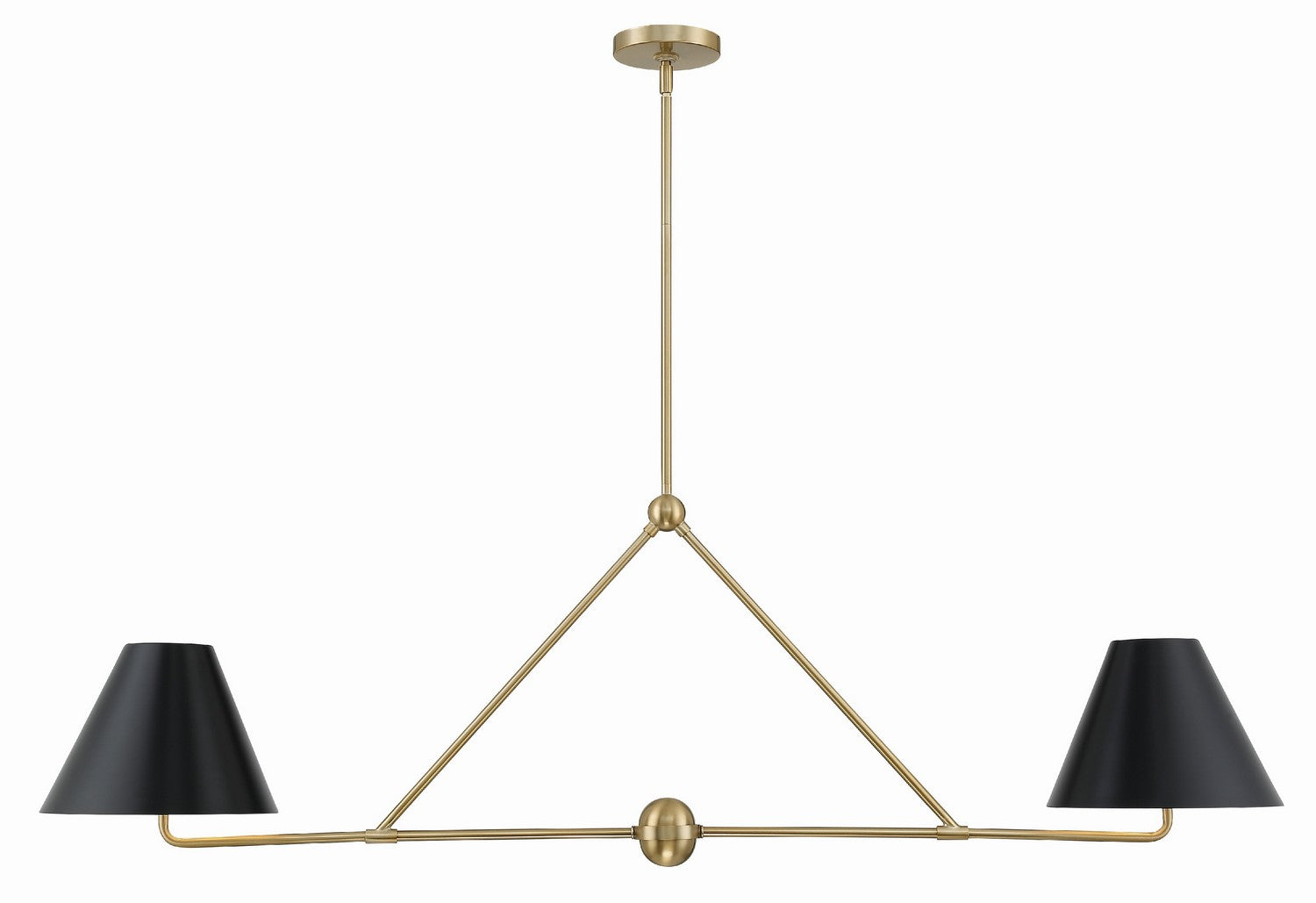 Crystorama - XAV-B9307-VG - Four Light Chandelier - Xavier - Vibrant Gold