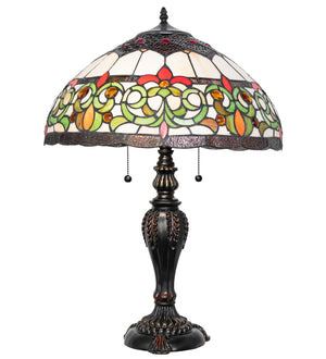 Meyda Tiffany - 256646 - Two Light Table Lamp - Creole - Mahogany Bronze