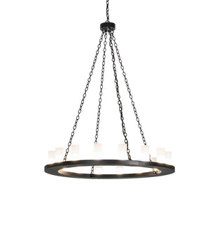 Meyda Tiffany - 258646 - 16 Light Chandelier - Loxley - Textured Black