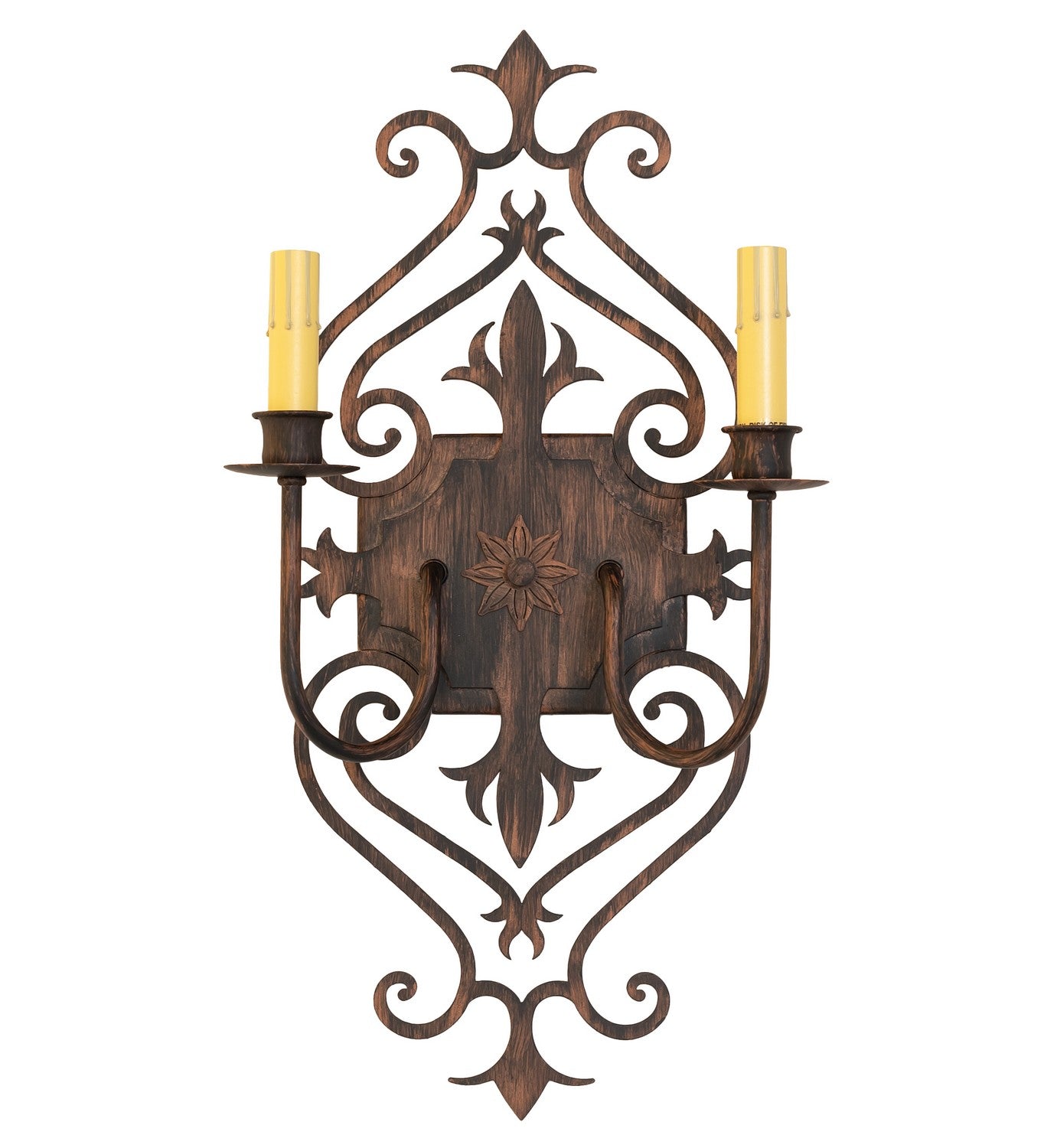 Meyda Tiffany - 259504 - Two Light Wall Sconce - Louisa - Bronze