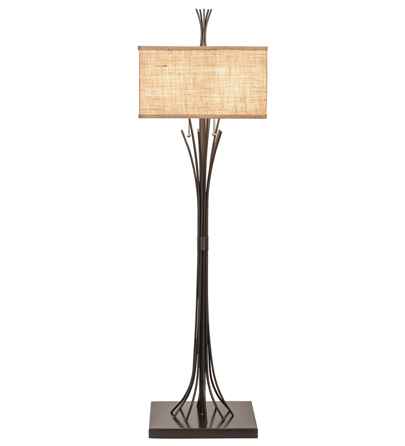 Meyda Tiffany - 259968 - Four Light Floor Lamp - Ramus - Timeless Bronze