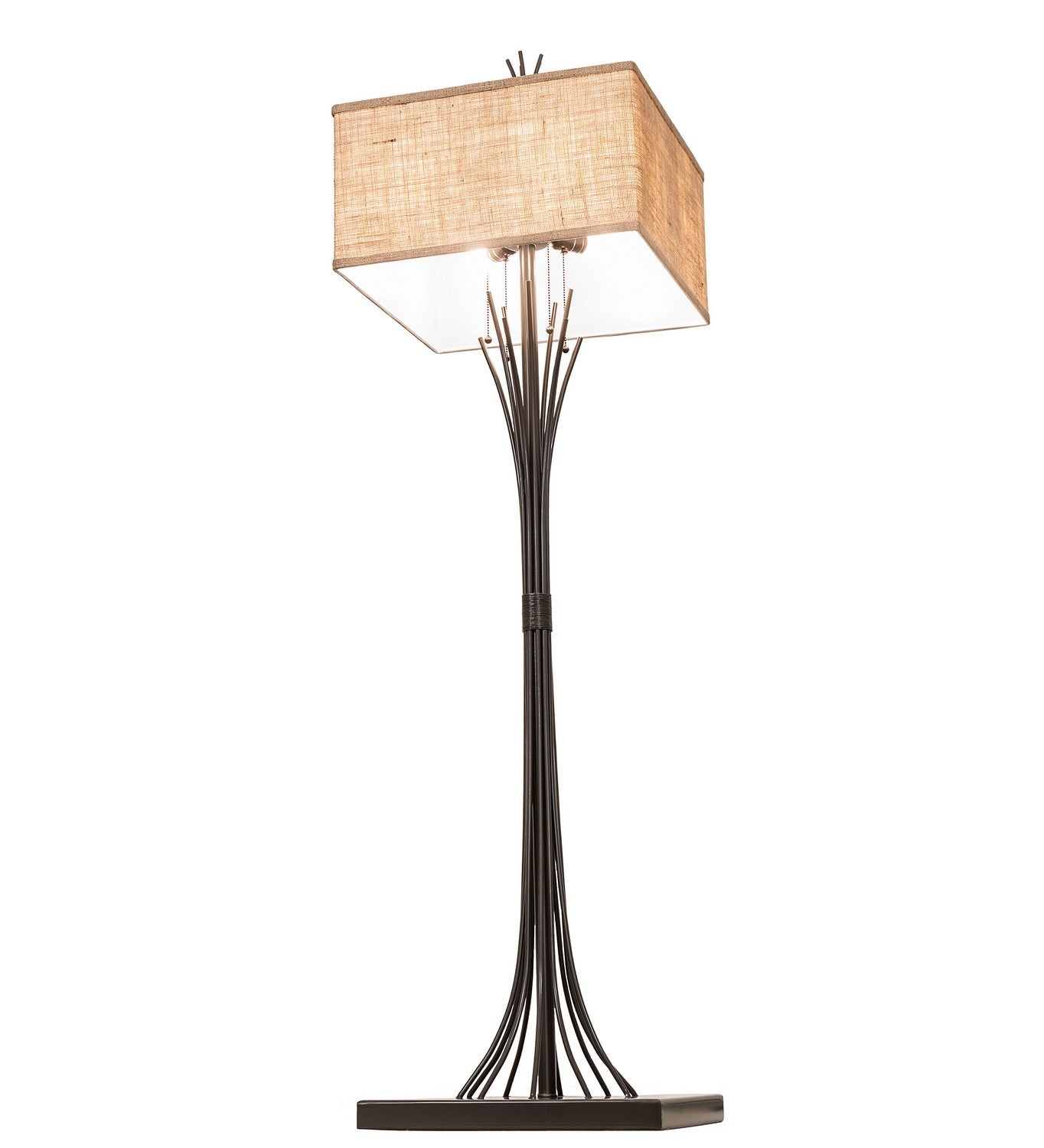 Meyda Tiffany - 259968 - Four Light Floor Lamp - Ramus - Timeless Bronze