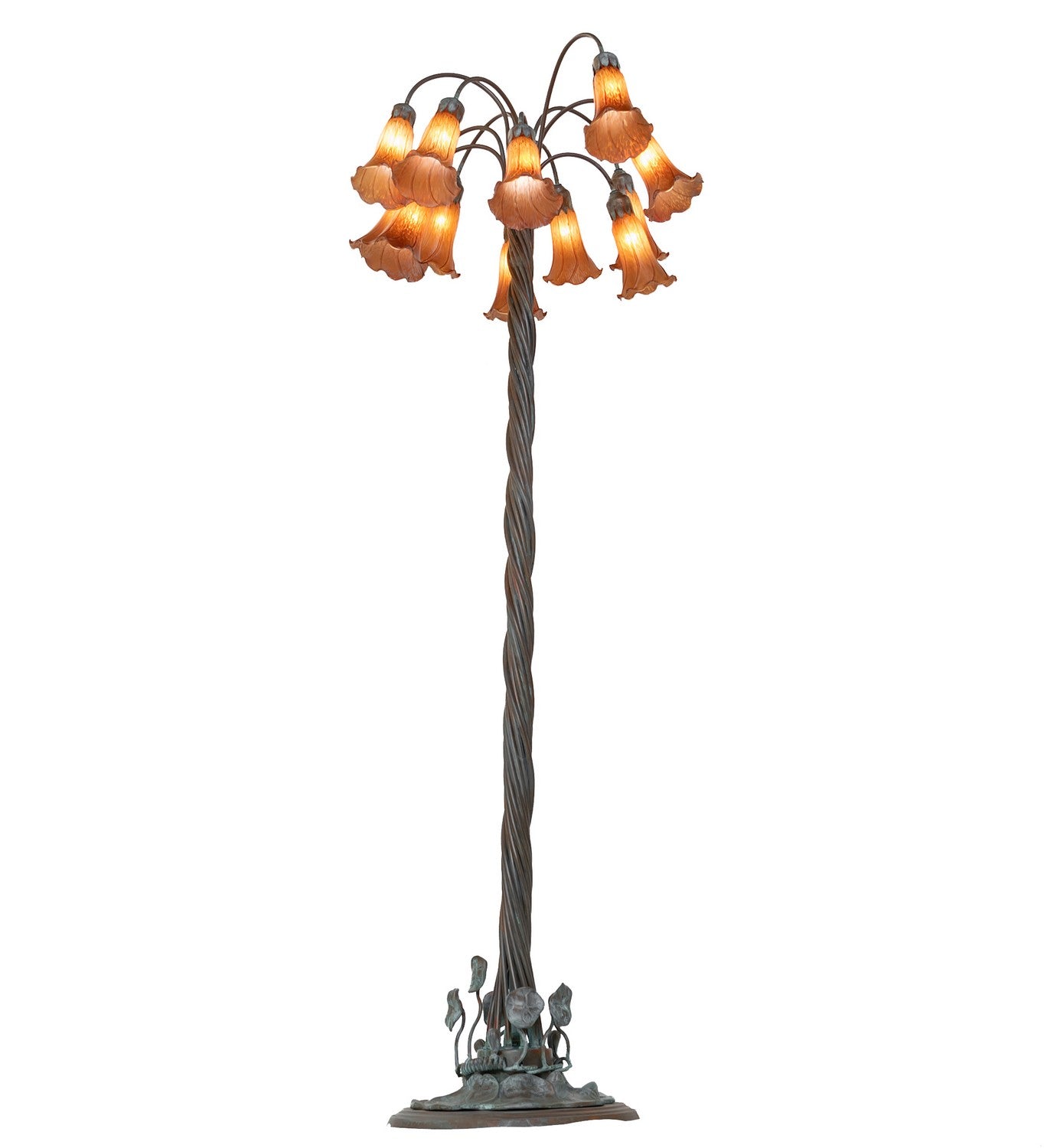 Meyda Tiffany - 262114 - 12 Light Floor Lamp - Amber - Bronze