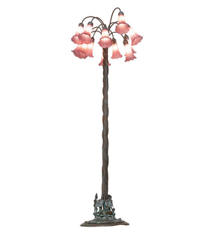 Meyda Tiffany - 262120 - 12 Light Floor Lamp - Lavender - Bronze