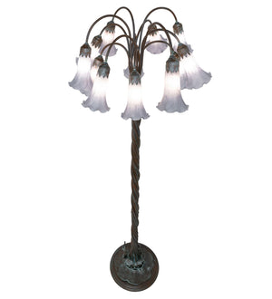 Meyda Tiffany - 262121 - 12 Light Floor Lamp - Gray - Bronze