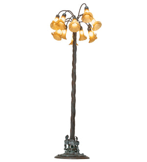 Meyda Tiffany - 262122 - 12 Light Floor Lamp - Amber - Bronze