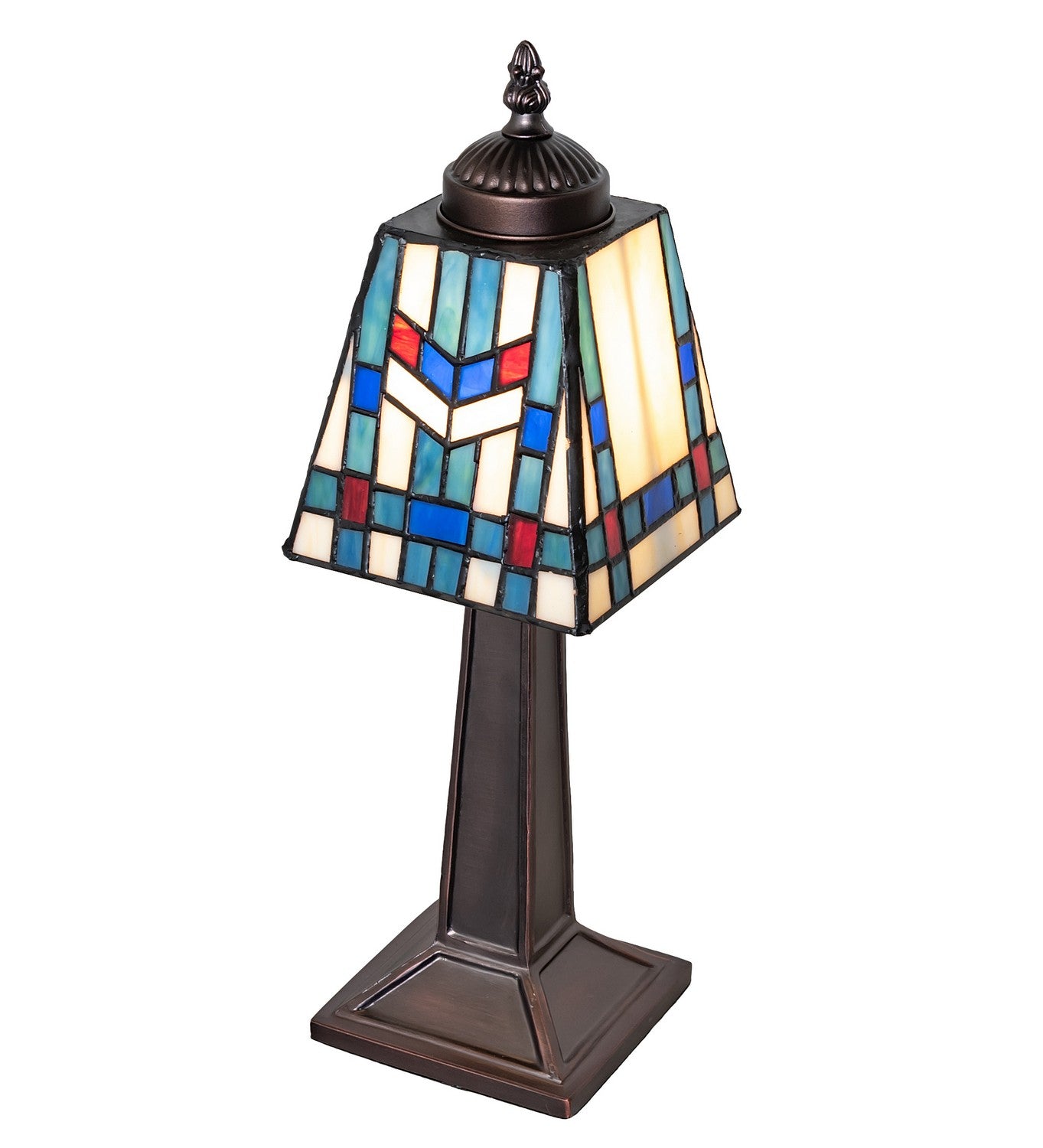 Meyda Tiffany - 262770 - One Light Mini Lamp - Prairie Wheat - Mahogany Bronze