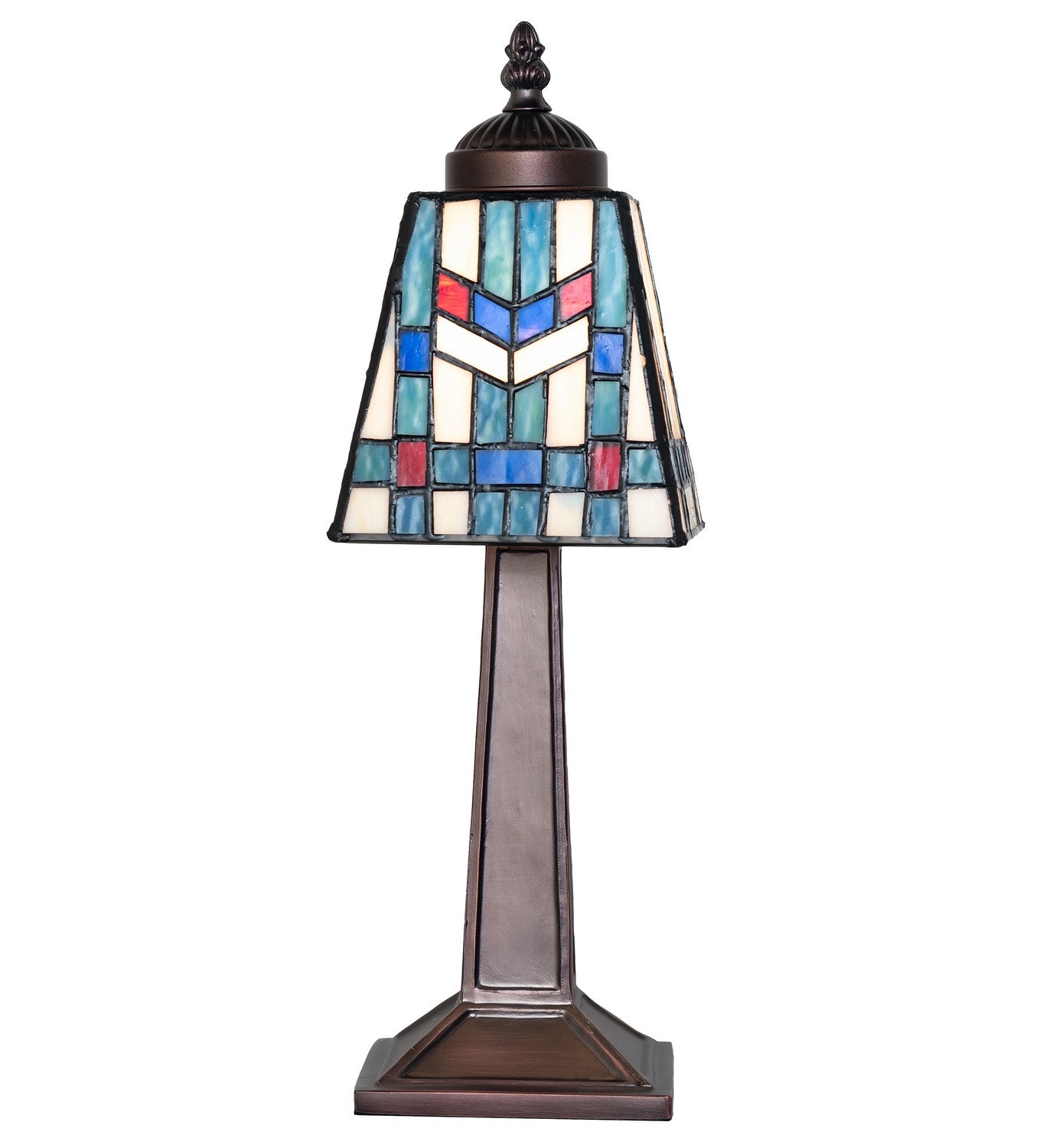 Meyda Tiffany - 262770 - One Light Mini Lamp - Prairie Wheat - Mahogany Bronze