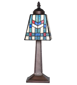 Meyda Tiffany - 262770 - One Light Mini Lamp - Prairie Wheat - Mahogany Bronze