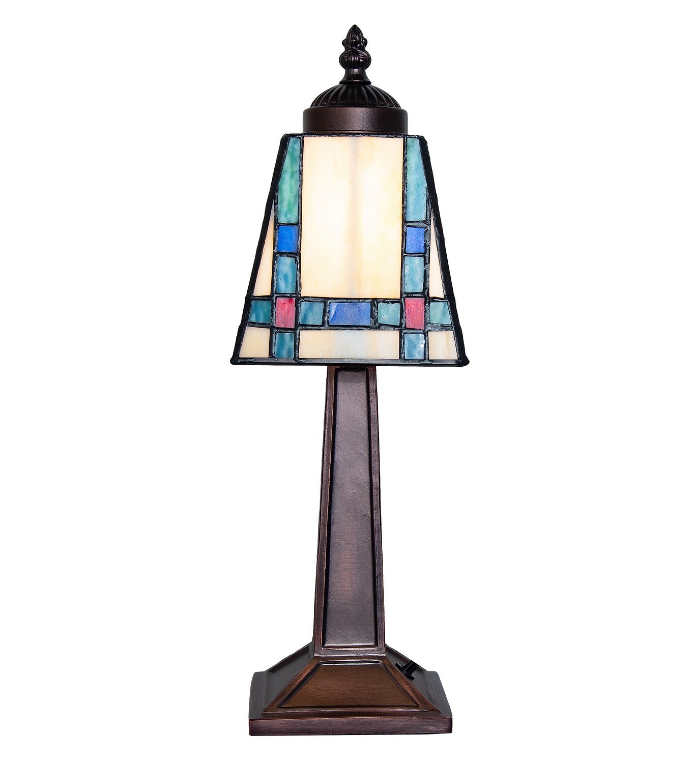 Meyda Tiffany - 262770 - One Light Mini Lamp - Prairie Wheat - Mahogany Bronze