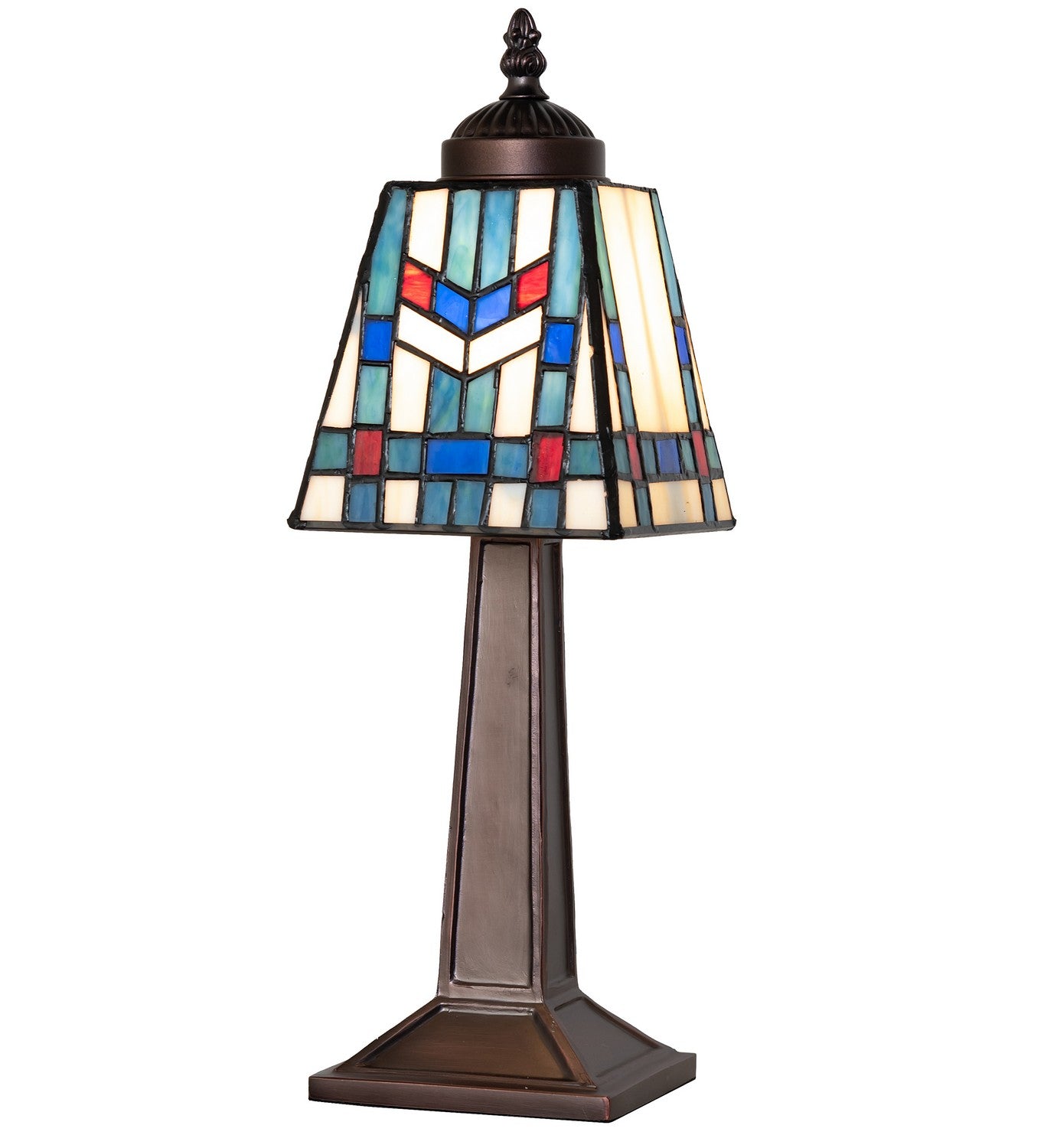 Meyda Tiffany - 262770 - One Light Mini Lamp - Prairie Wheat - Mahogany Bronze