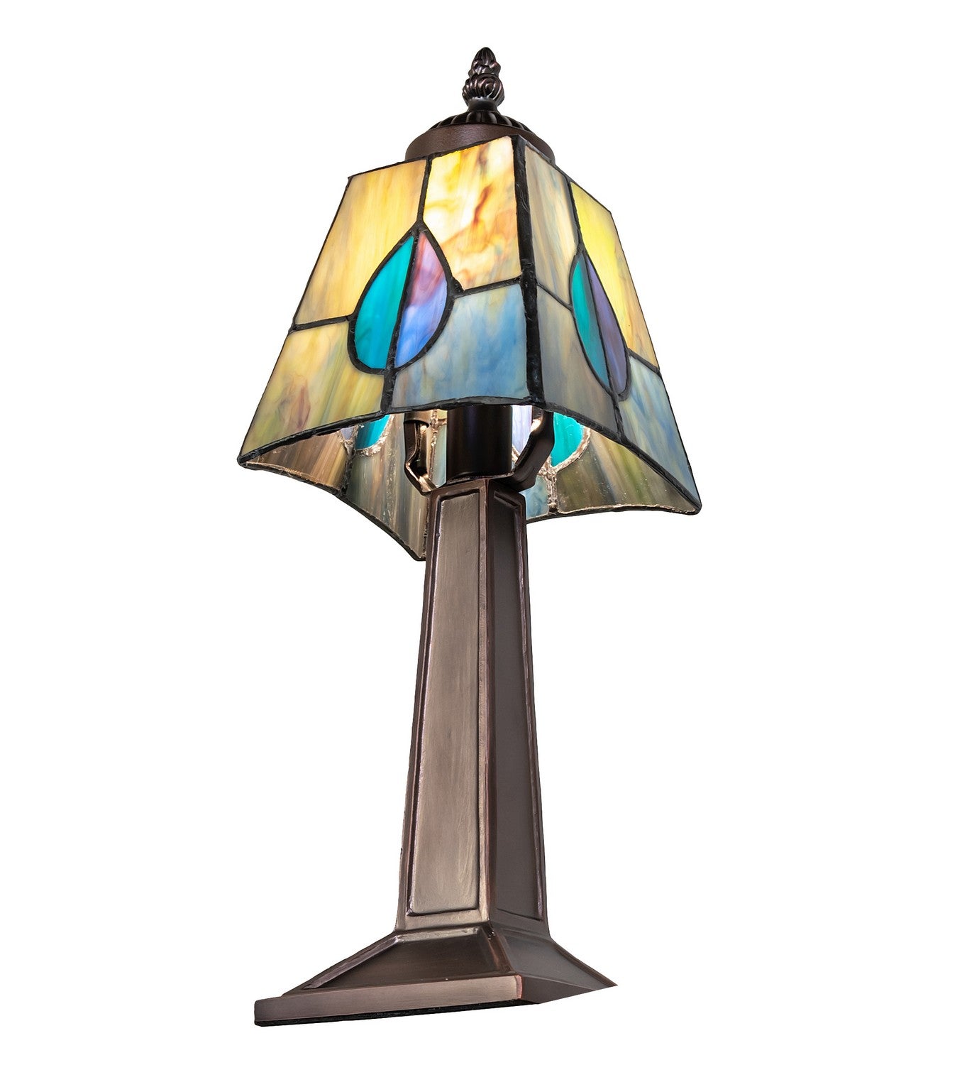 Meyda Tiffany - 262781 - One Light Mini Lamp - Mackintosh Leaf