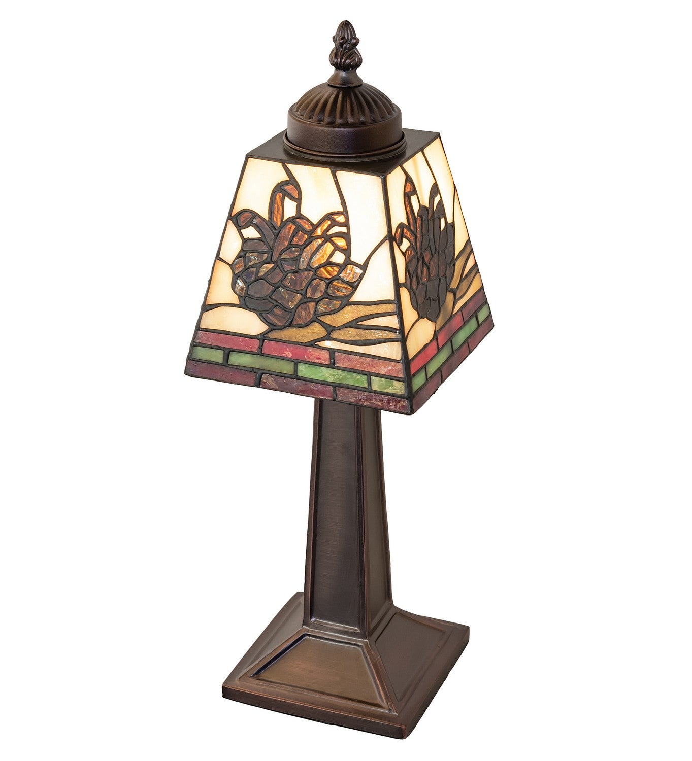 Meyda Tiffany - 262792 - One Light Mini Lamp - Pinecone