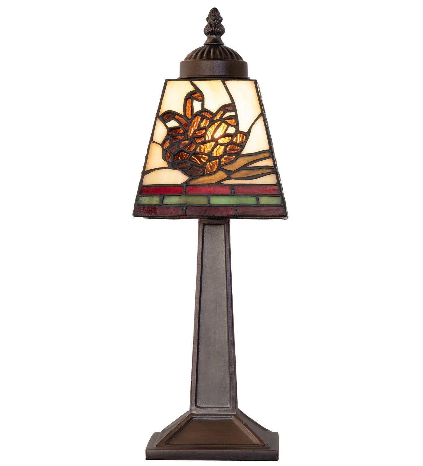 Meyda Tiffany - 262792 - One Light Mini Lamp - Pinecone