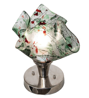 Meyda Tiffany - 262876 - One Light Accent Lamp - Tossed Salad - Nickel