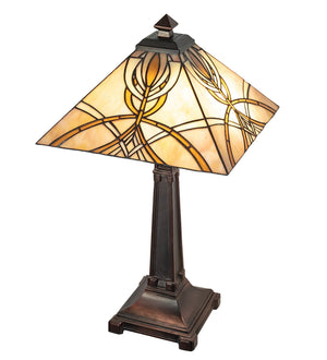 Meyda Tiffany - 263183 - Two Light Table Lamp - Glasgow Bungalow - Mahogany Bronze