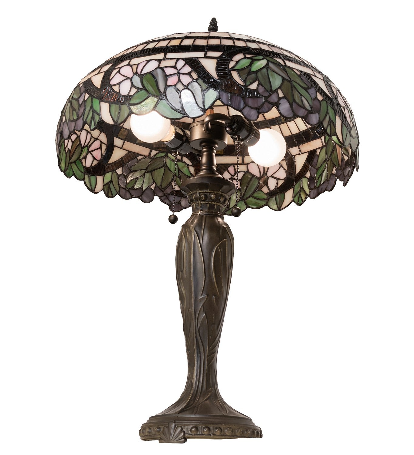 Meyda Tiffany - 263202 - Two Light Table Lamp - Handel Grapevine