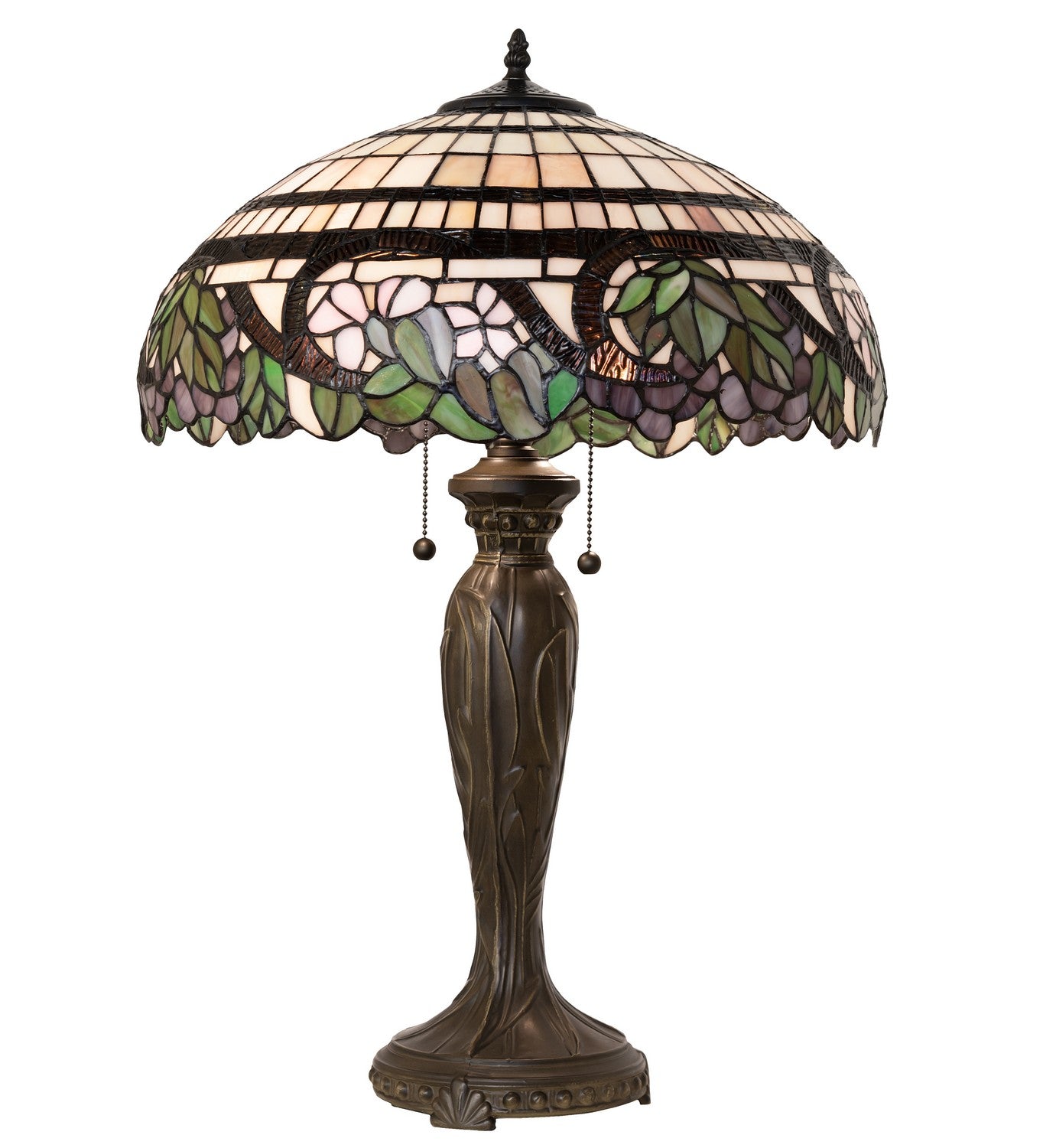 Meyda Tiffany - 263202 - Two Light Table Lamp - Handel Grapevine