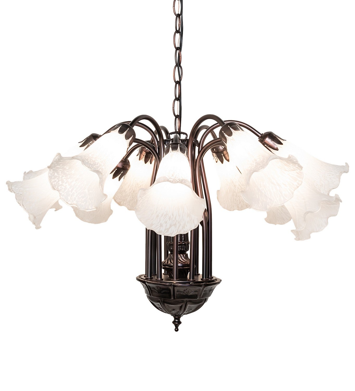 Meyda Tiffany - 32216 - 12 Light Chandelier - White