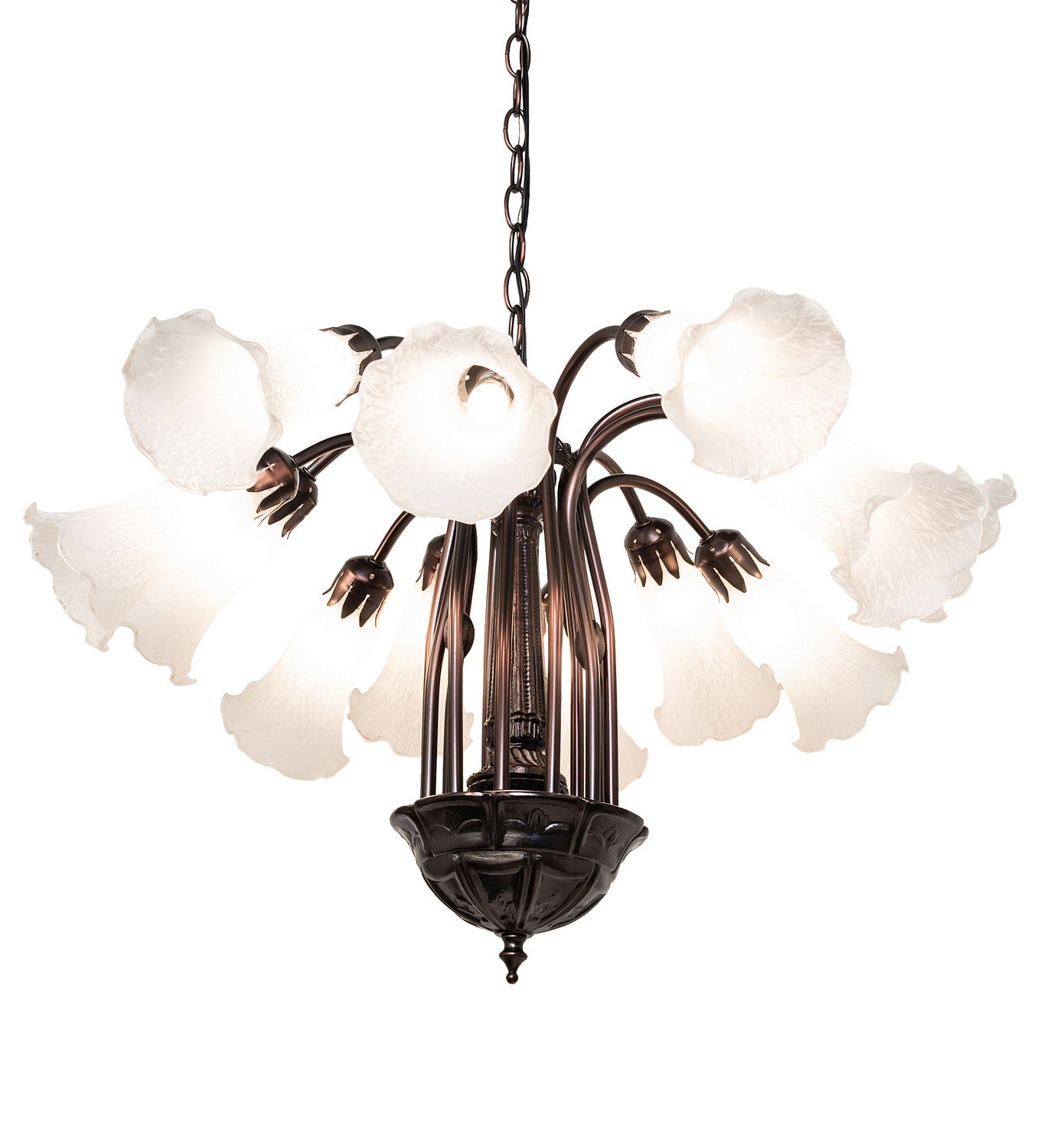 Meyda Tiffany - 32216 - 12 Light Chandelier - White