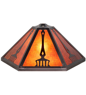 Meyda Tiffany - 98510 - Shade - Grenway - Mahogany Bronze