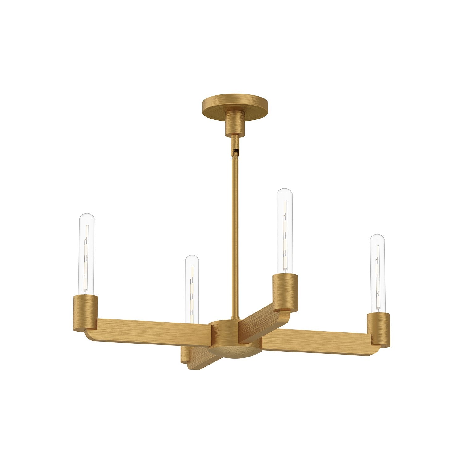 Alora - CH607225AG - Four Light Chandelier - Claire - Aged Gold