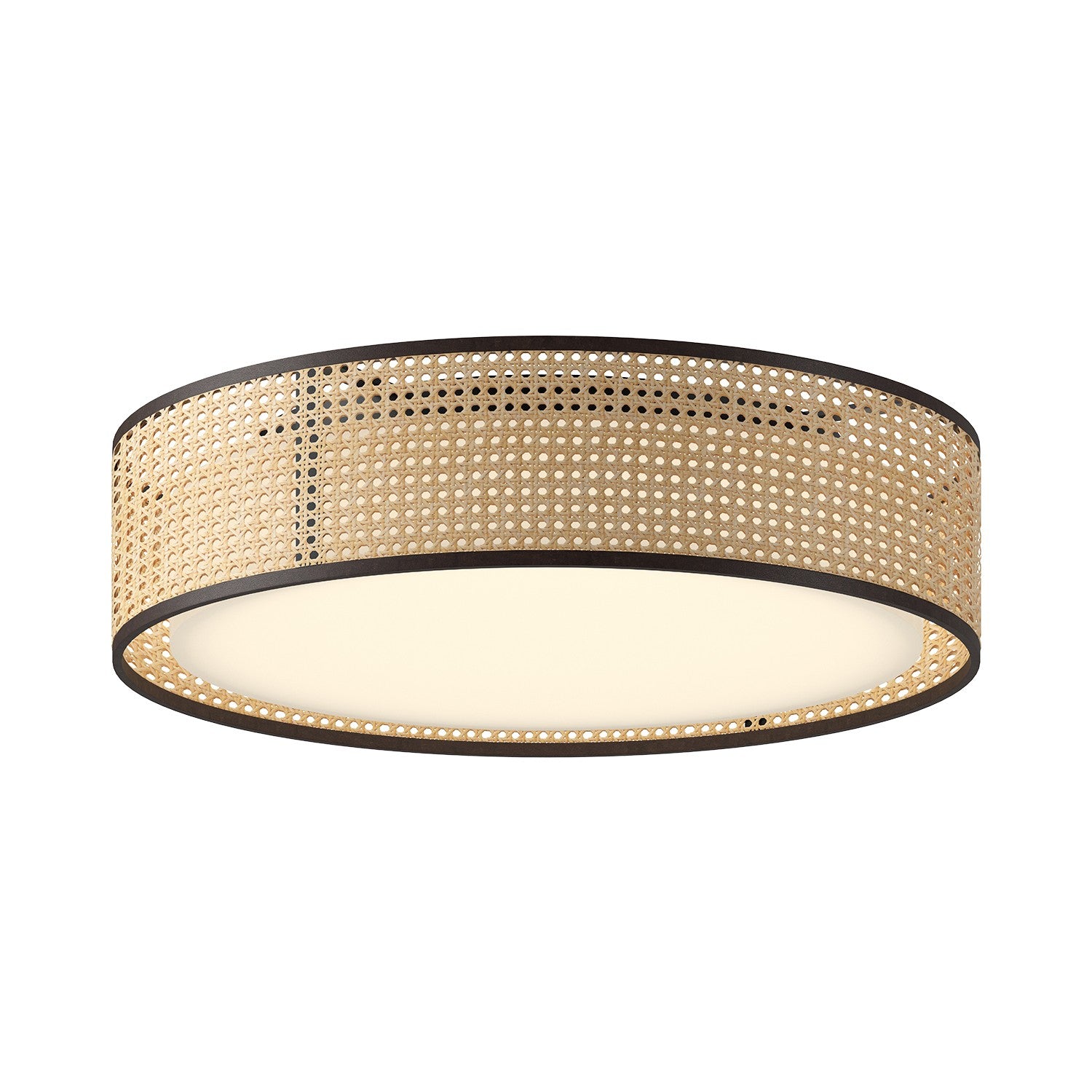 Alora - FM479020RB - LED Flush Mount - Lyla - Rattan