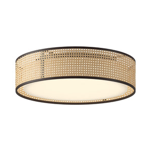 Alora - FM479020RB - LED Flush Mount - Lyla - Rattan