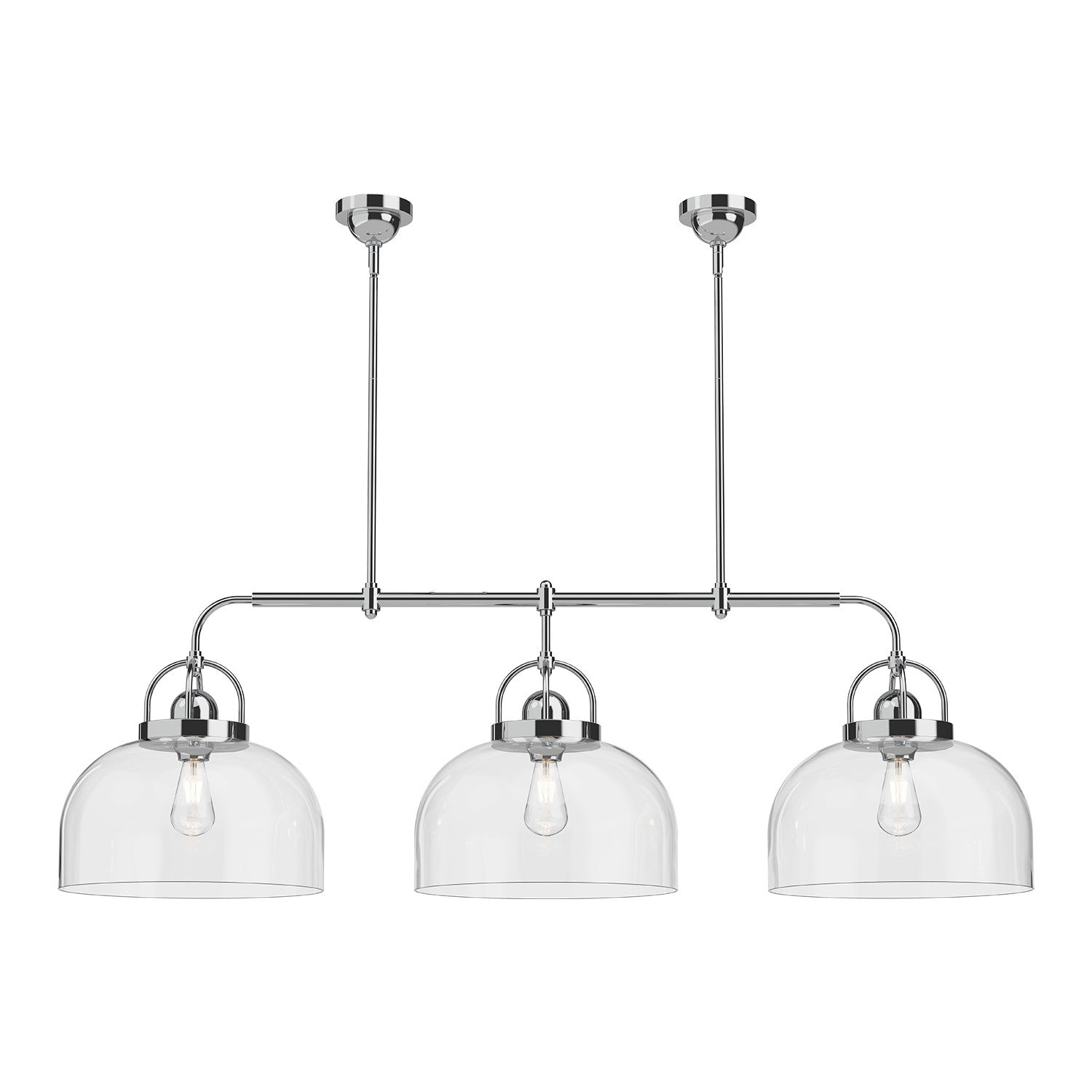 Alora - LP461155CH - Three Light Linear Pendant - Lancaster - Chrome